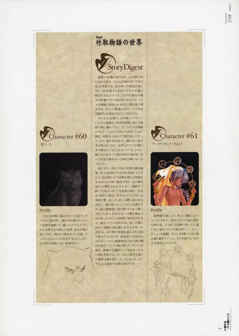 ヤミと帽子と本の旅人　ビィジュアルファンブック Page.77