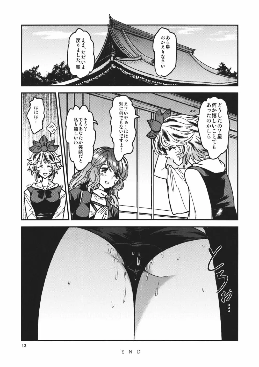 痴情の星 ～寅丸星のアナルをズポズポする本～ Page.12