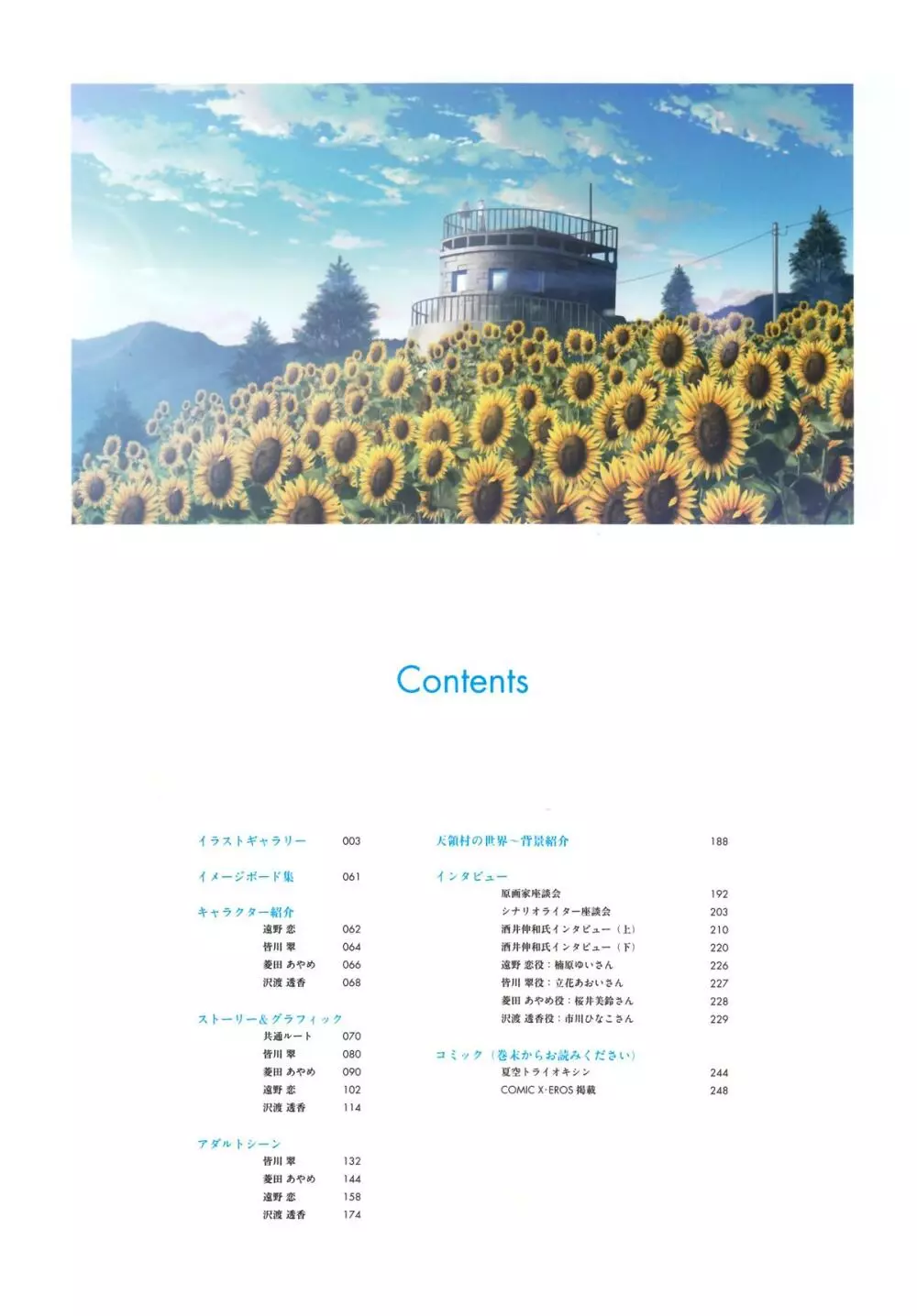 夏空のペルセウス Visual Fan Book Page.3