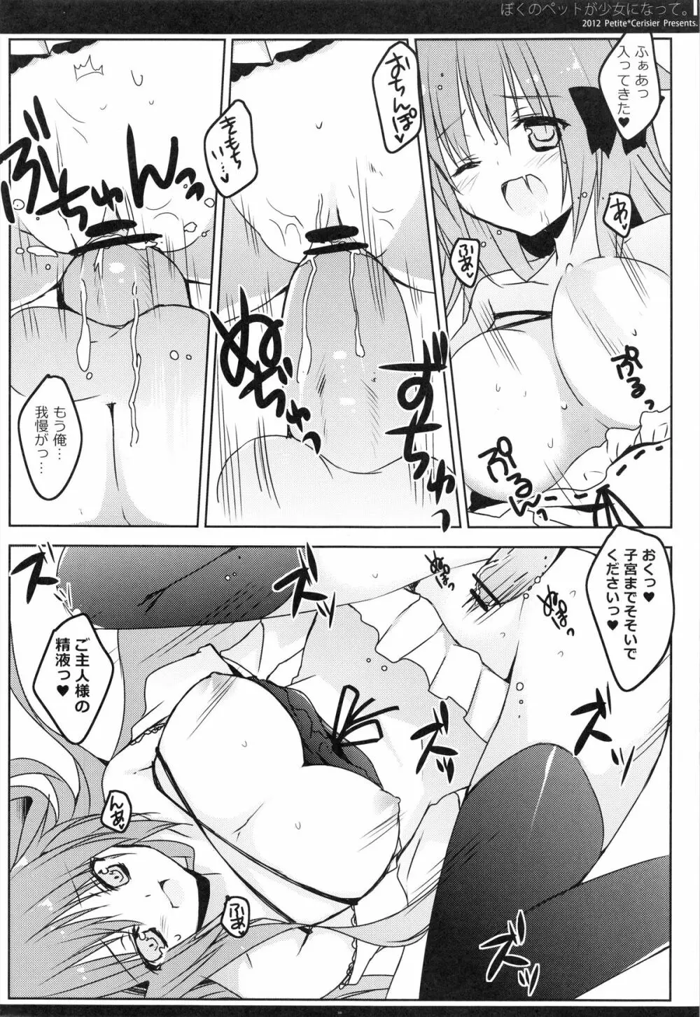 ぼくのペットが少女になって。 Page.10