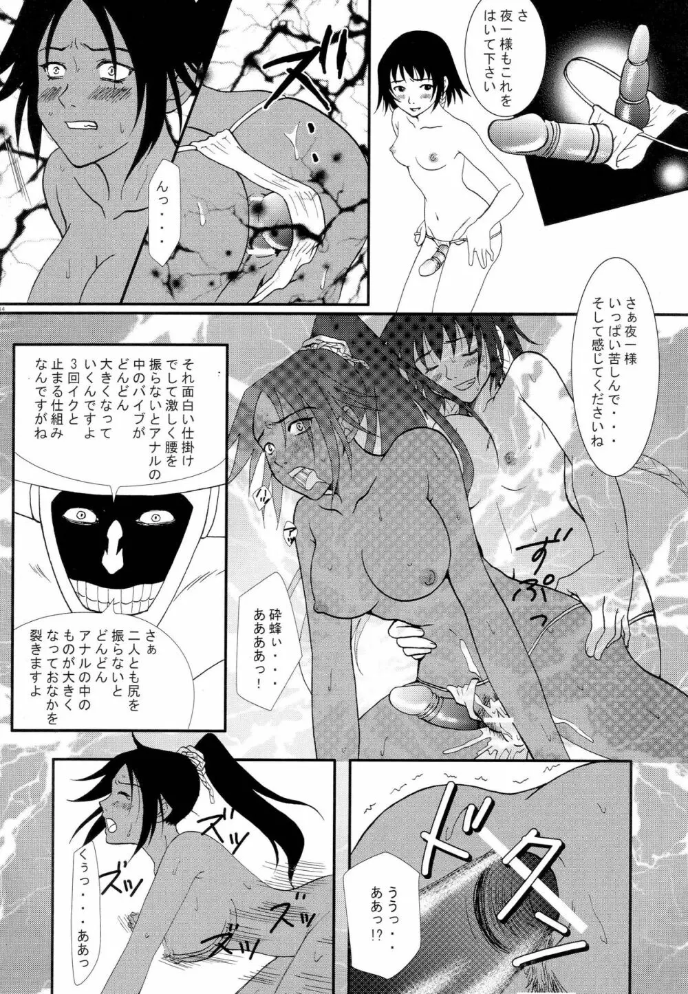 涅マユリ実験室 -四楓院夜一編- Page.13