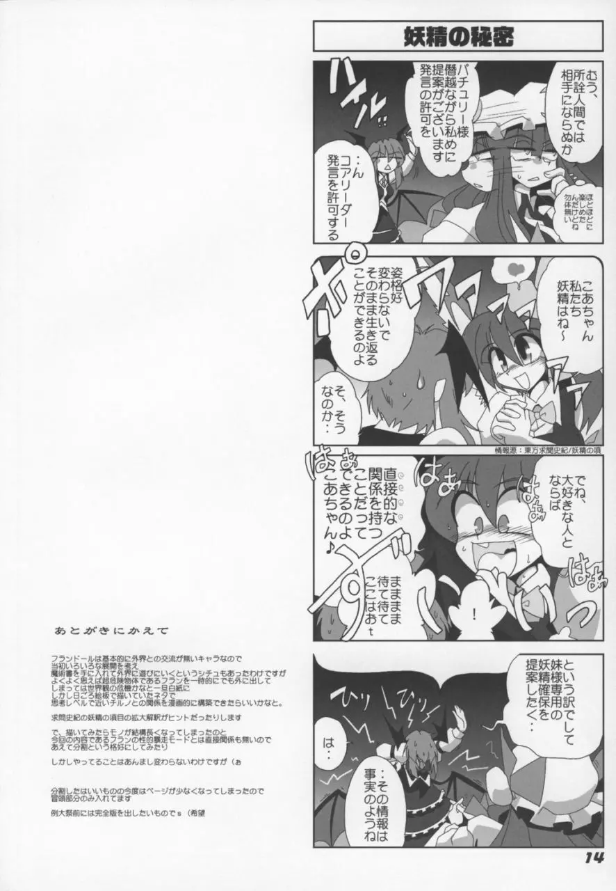 TOHO N+ Change to adult FLANDRE Page.16