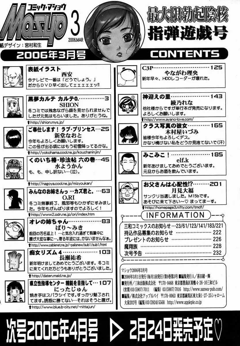 コミック・マショウ 2006年3月号 Page.234