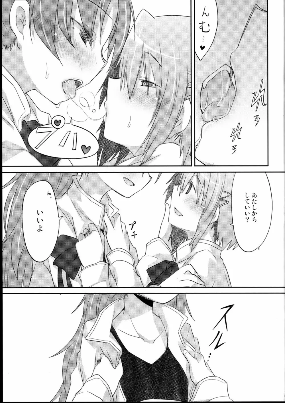 さやかちゃんと杏子ちゃんがただHする本。 Page.5