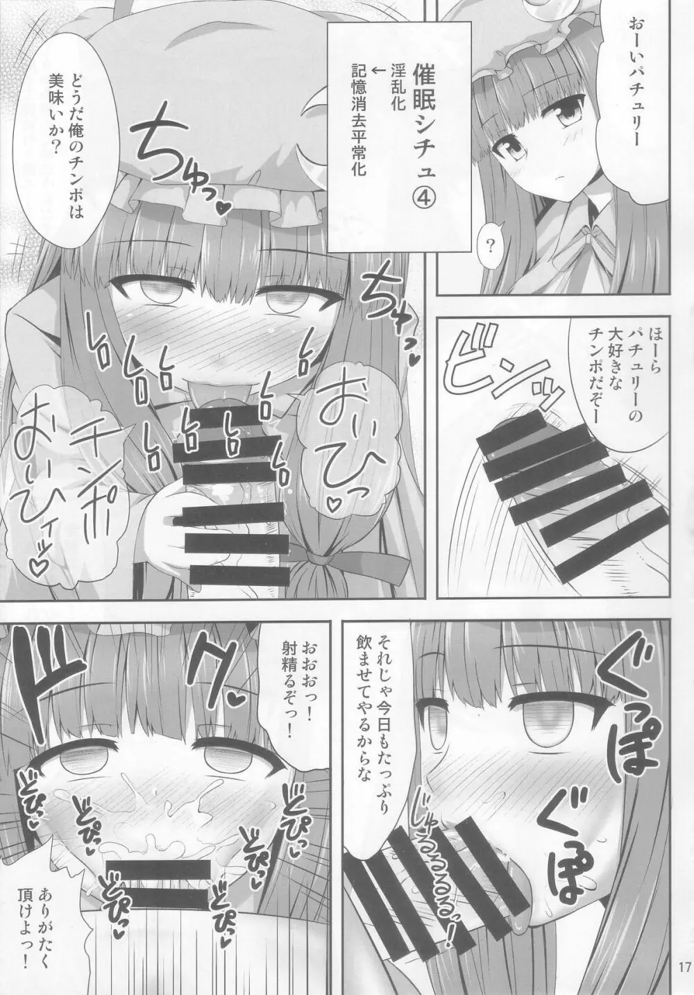 催眠レイプ パチュリー・ノーレッジ Page.17