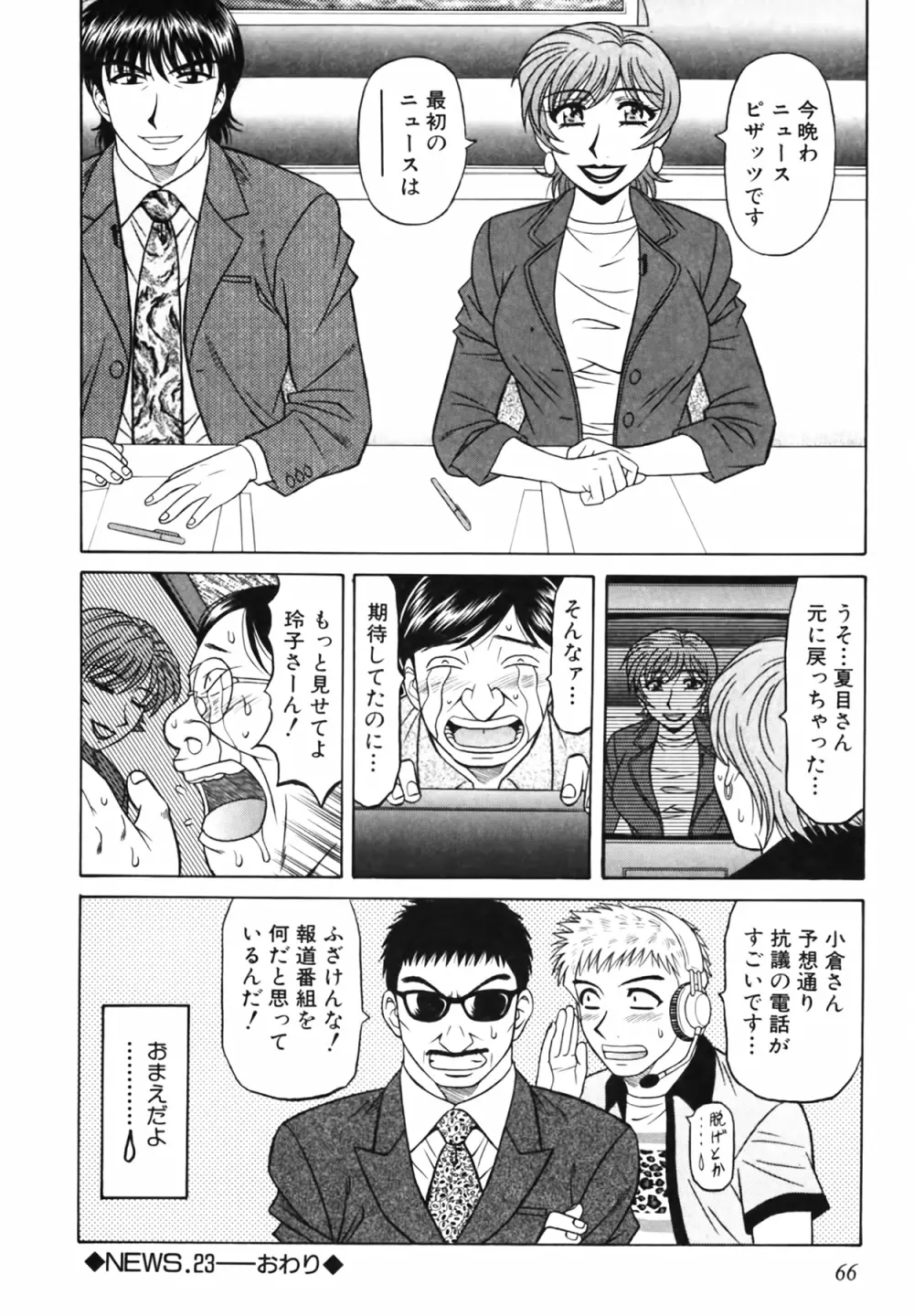 キャスター 夏目玲子の誘惑 Vol.3 Page.66
