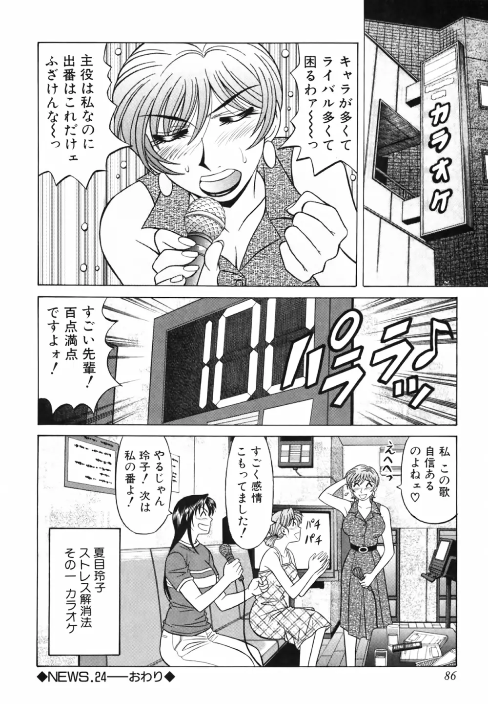 キャスター 夏目玲子の誘惑 Vol.3 Page.86