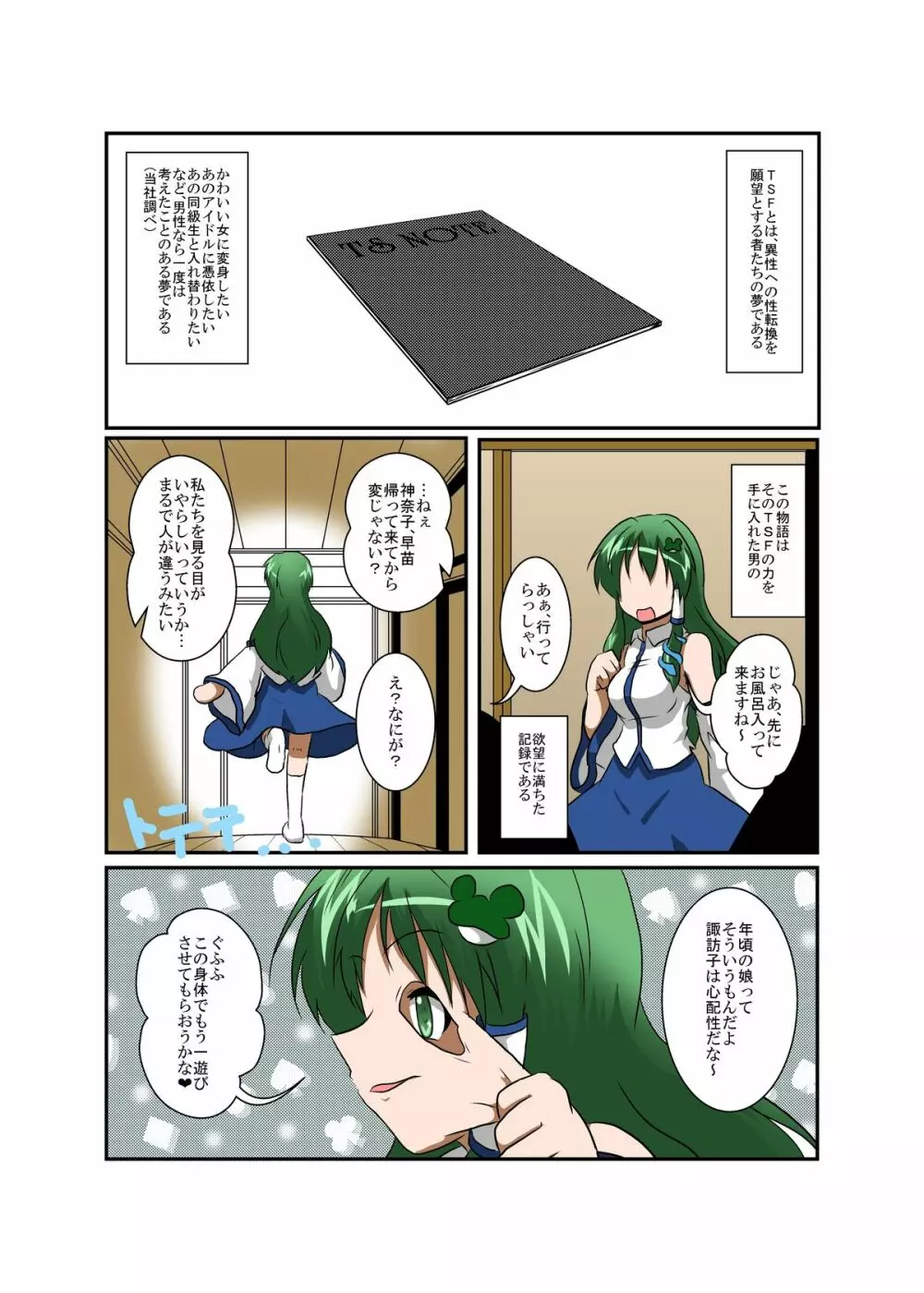 東方TS物語～早苗編2～ Page.4