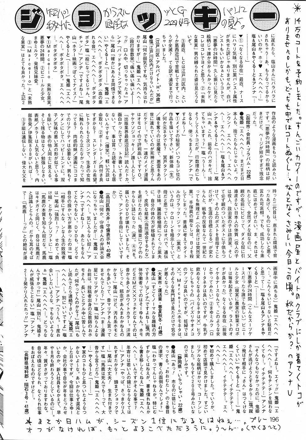 COMICレモンクラブ 2006年11月号 Page.196