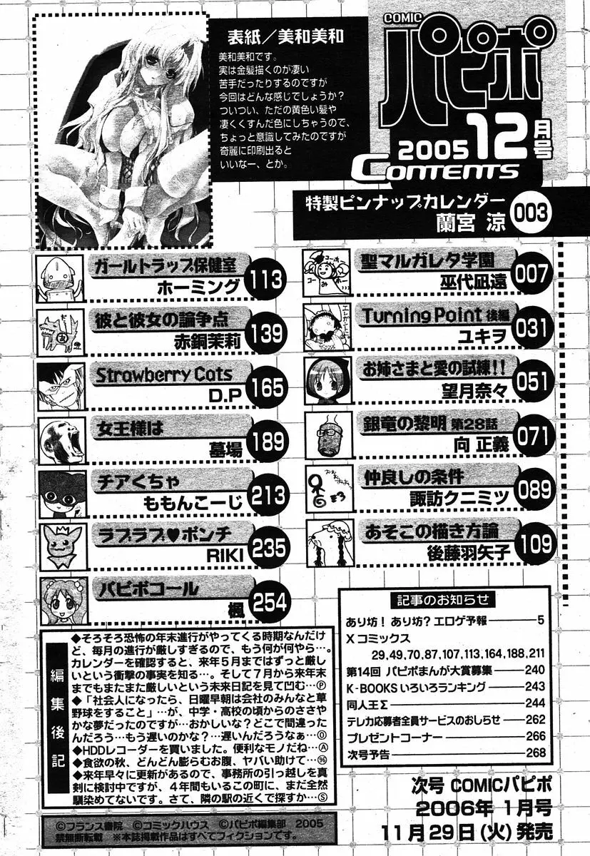 COMIC パピポ 2005年12月号 Page.266