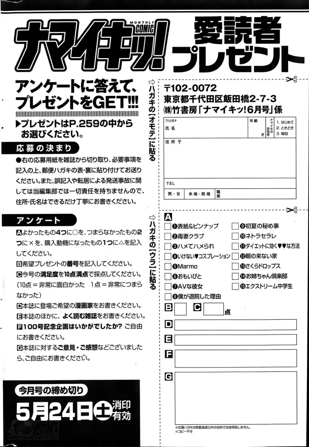 ナマイキッ！ 2014年6月号 Page.258