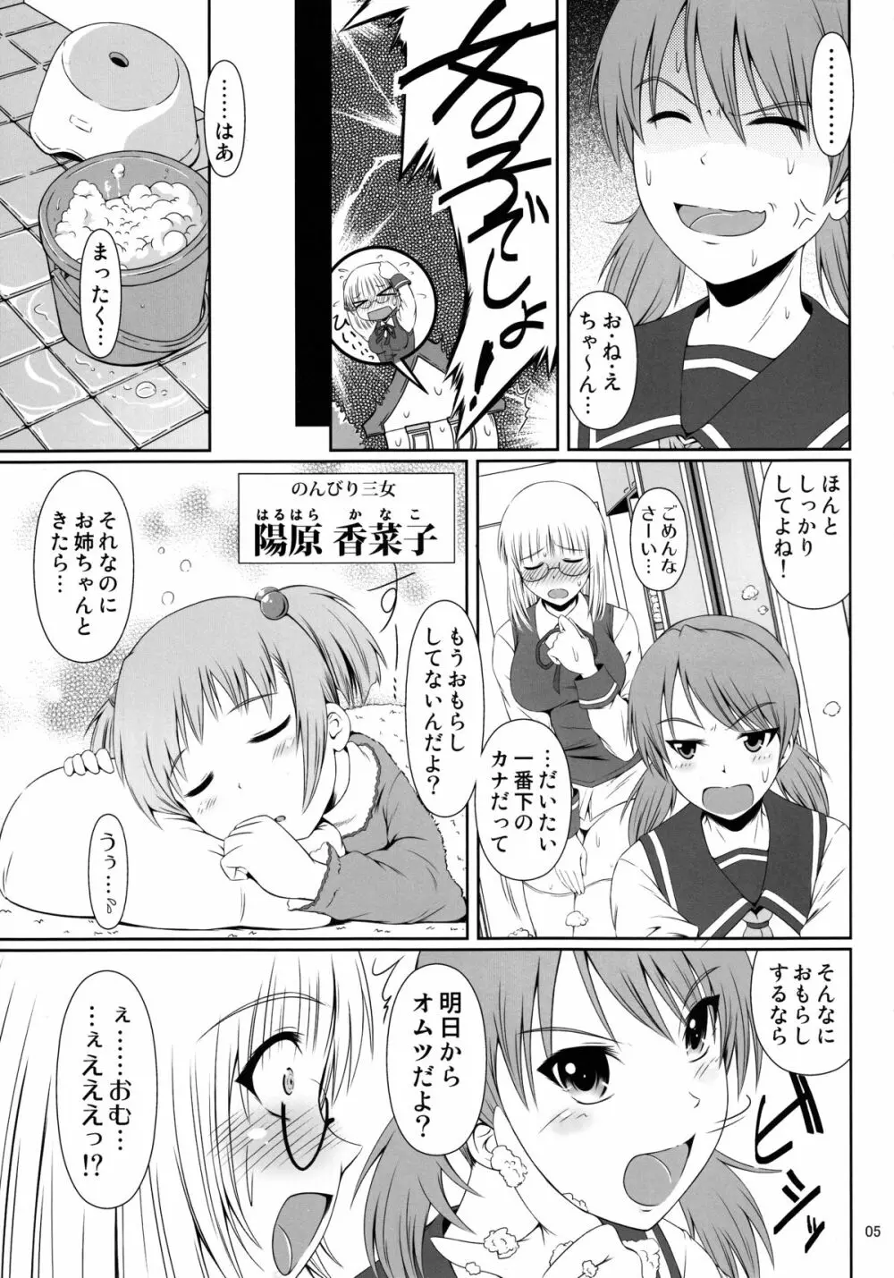 ナイショなの! -陽原家三姉妹物語- Page.4