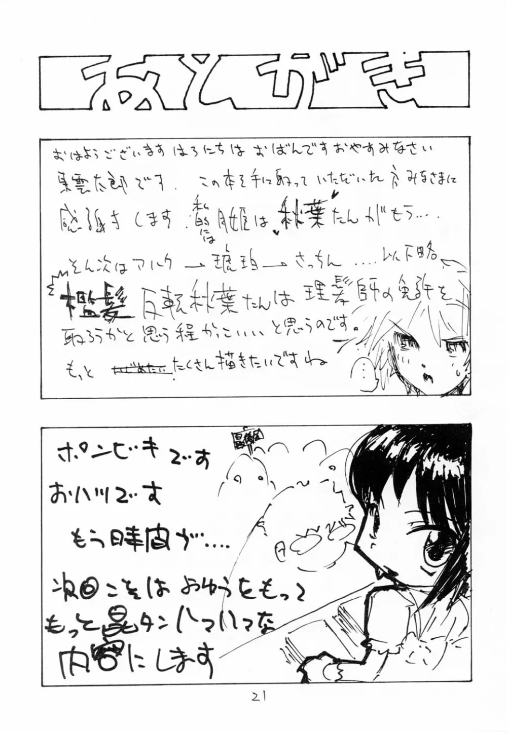 (浅上祭) [黒鬚 (東雲太郎、ポンビキ) 散華 (月姫) Page.20