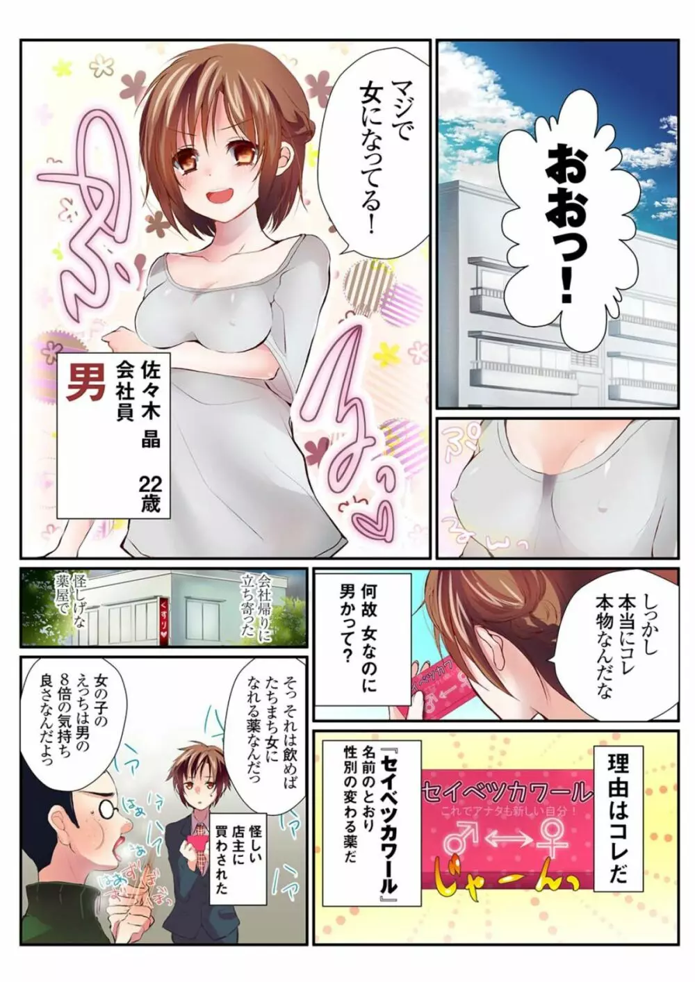 女の身体でシたいこと!~♂⇔♀快感入れ替わりライフ~(1) Page.2