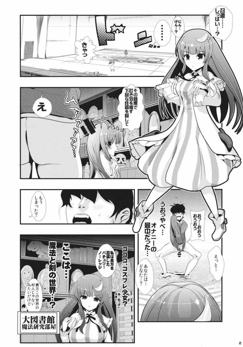 東方時姦 6 パチュリーノーレッジ Page.3