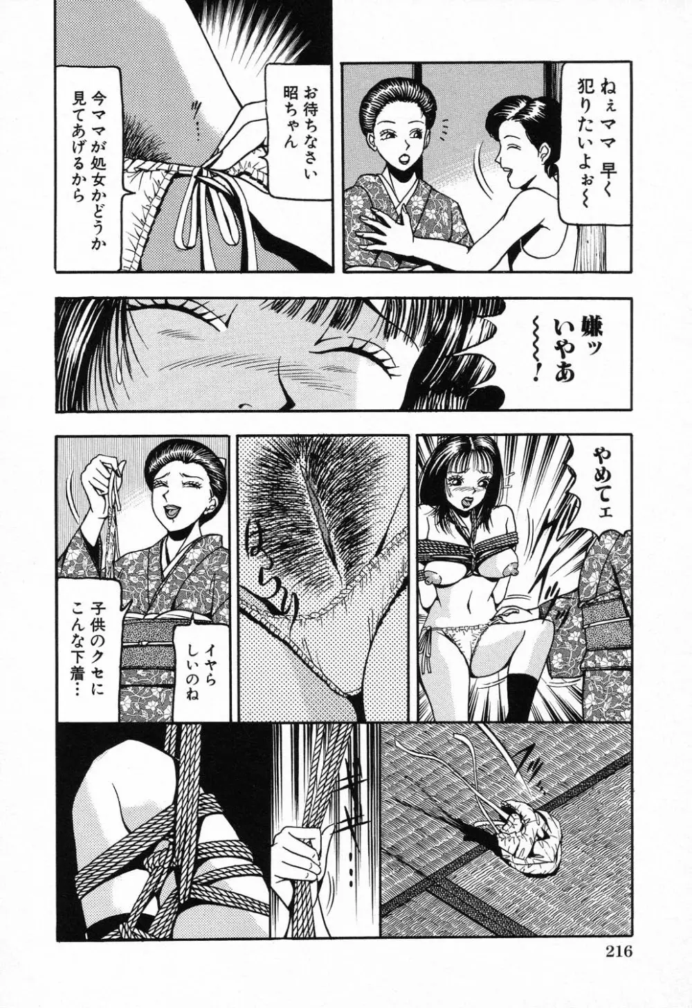 禁断姦淫 Vol.11 いとこ姦 Page.218