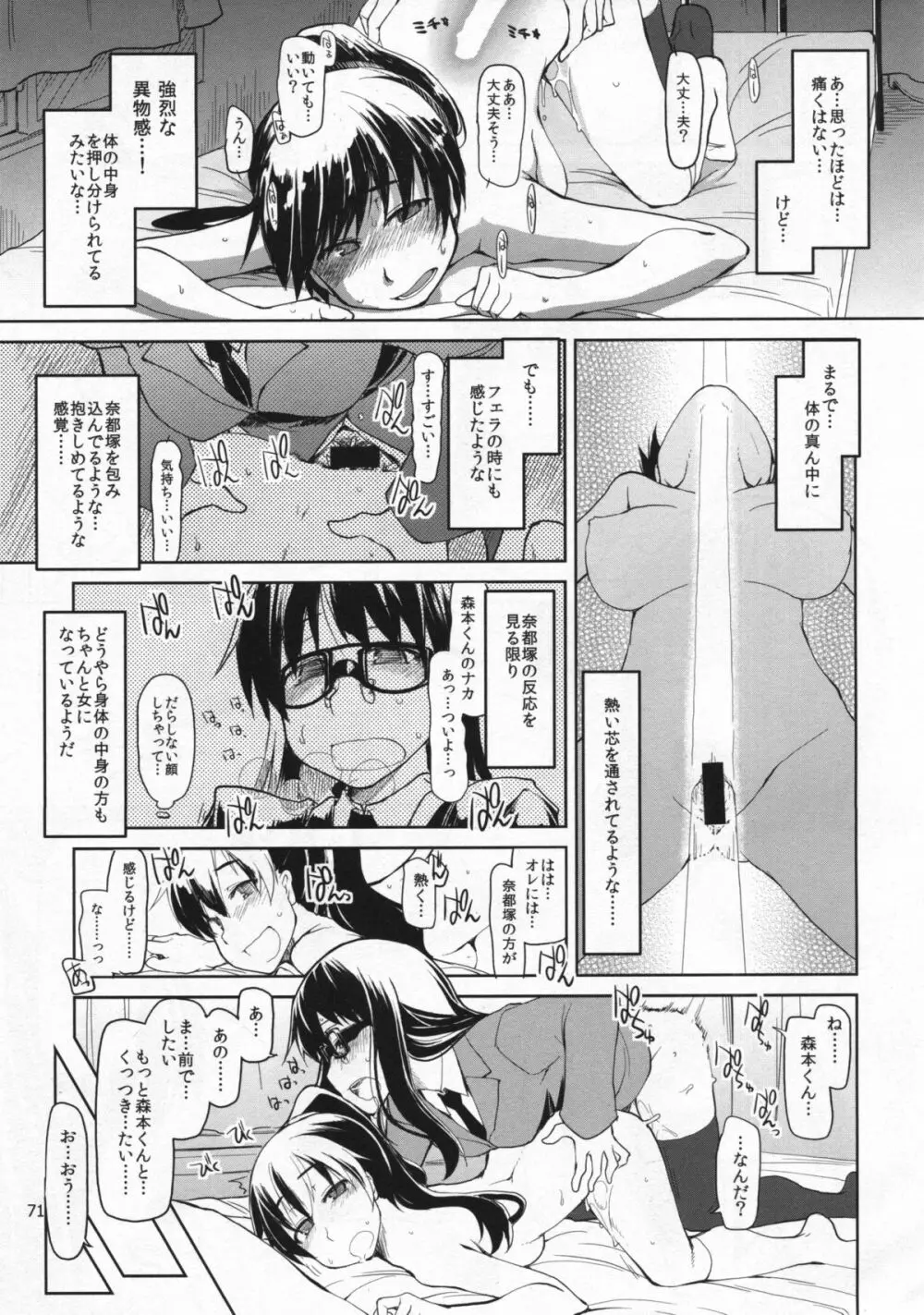 奈都塚さんの秘密。総集編 前編 Page.72