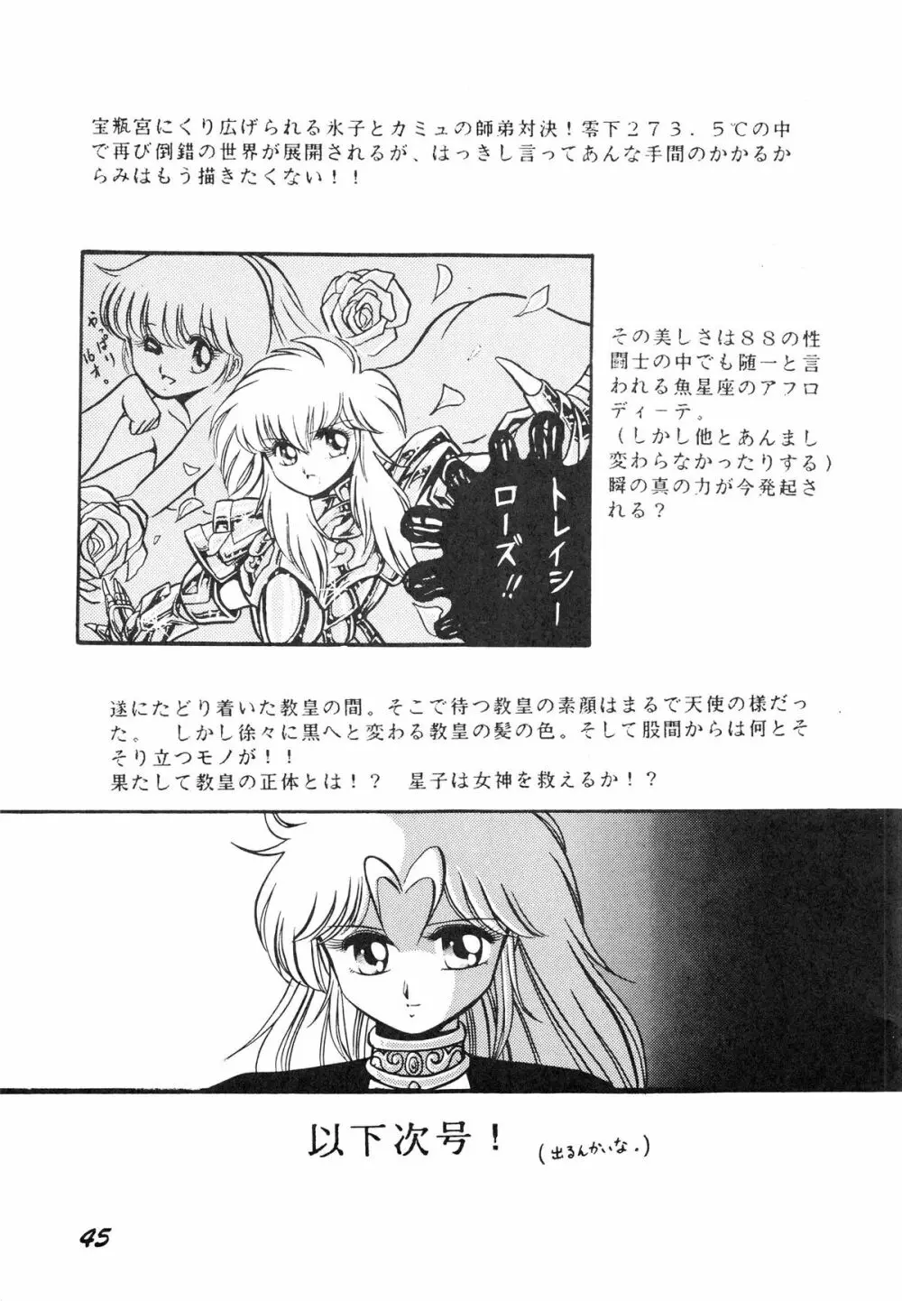 性闘士星子 VOL.1 十二子宮伝説の巻 Page.45