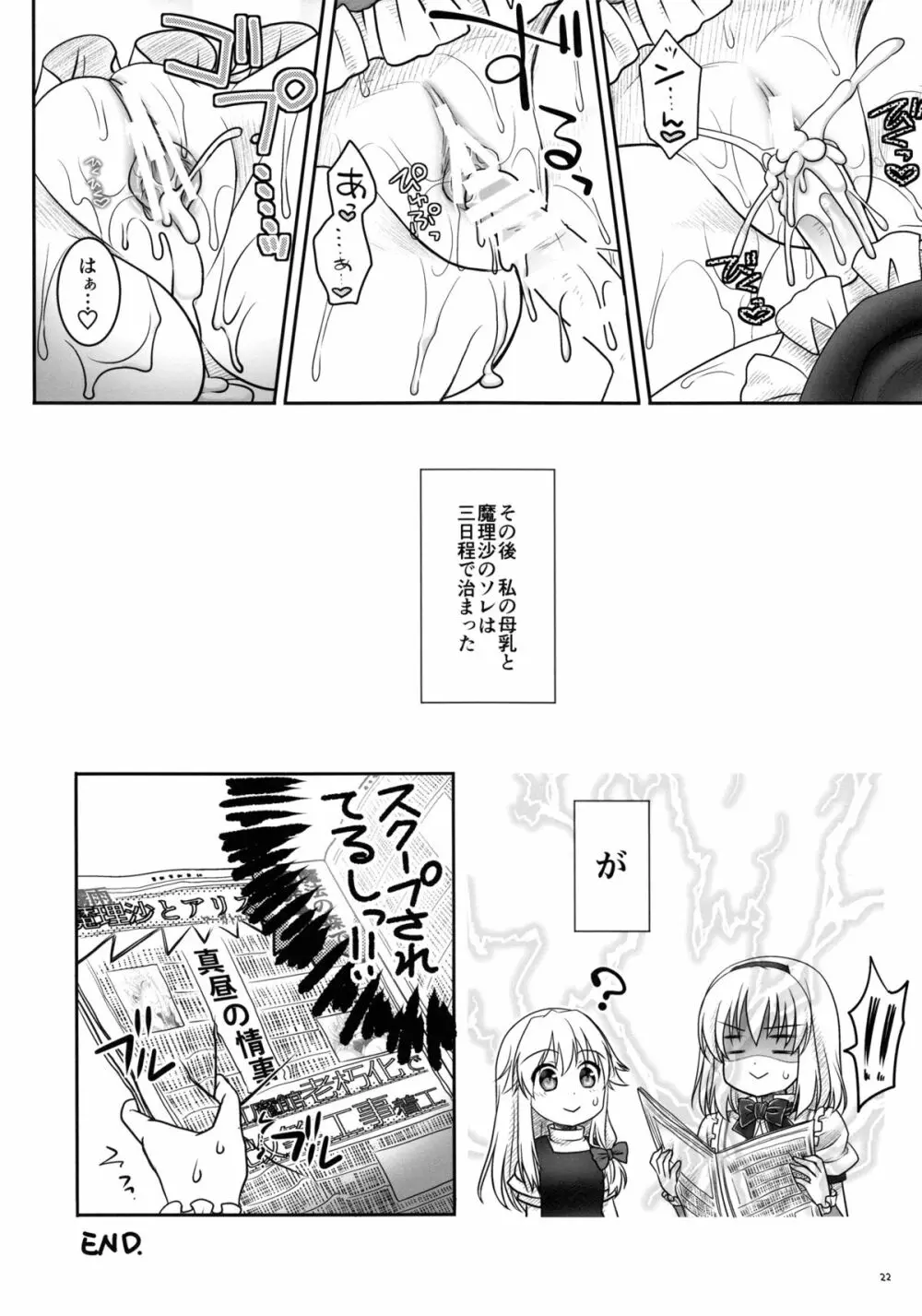 魔理沙とアリスが…っ! Page.21