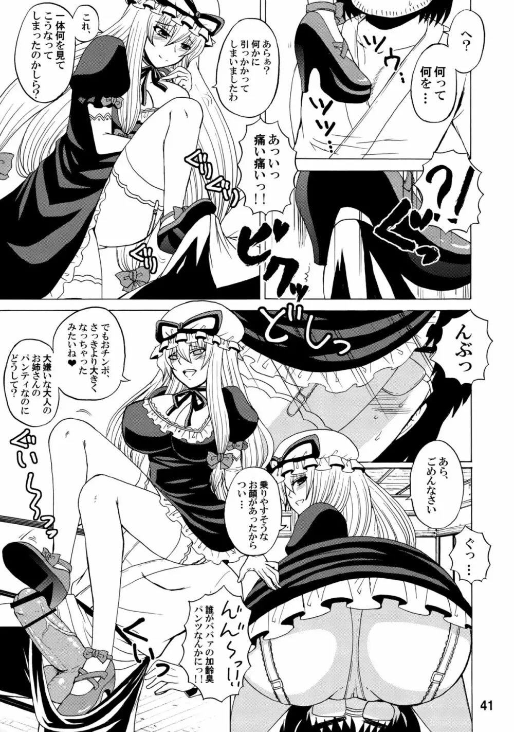 紫奥義・淫乳結界 -ハニーバンプ・東方総集編- Page.40