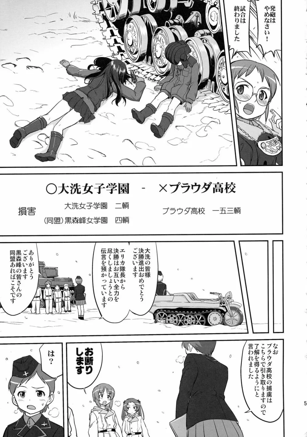 ゆきゆきて戦車道 バトル・オブ・プラウダ Page.55
