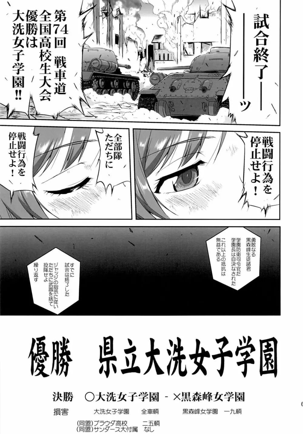 ゆきゆきて戦車道 黒森峰の戦い Page.66