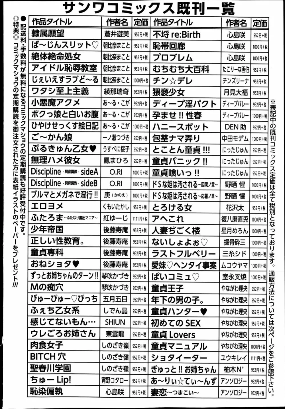 コミック・マショウ 2014年11月号 Page.252