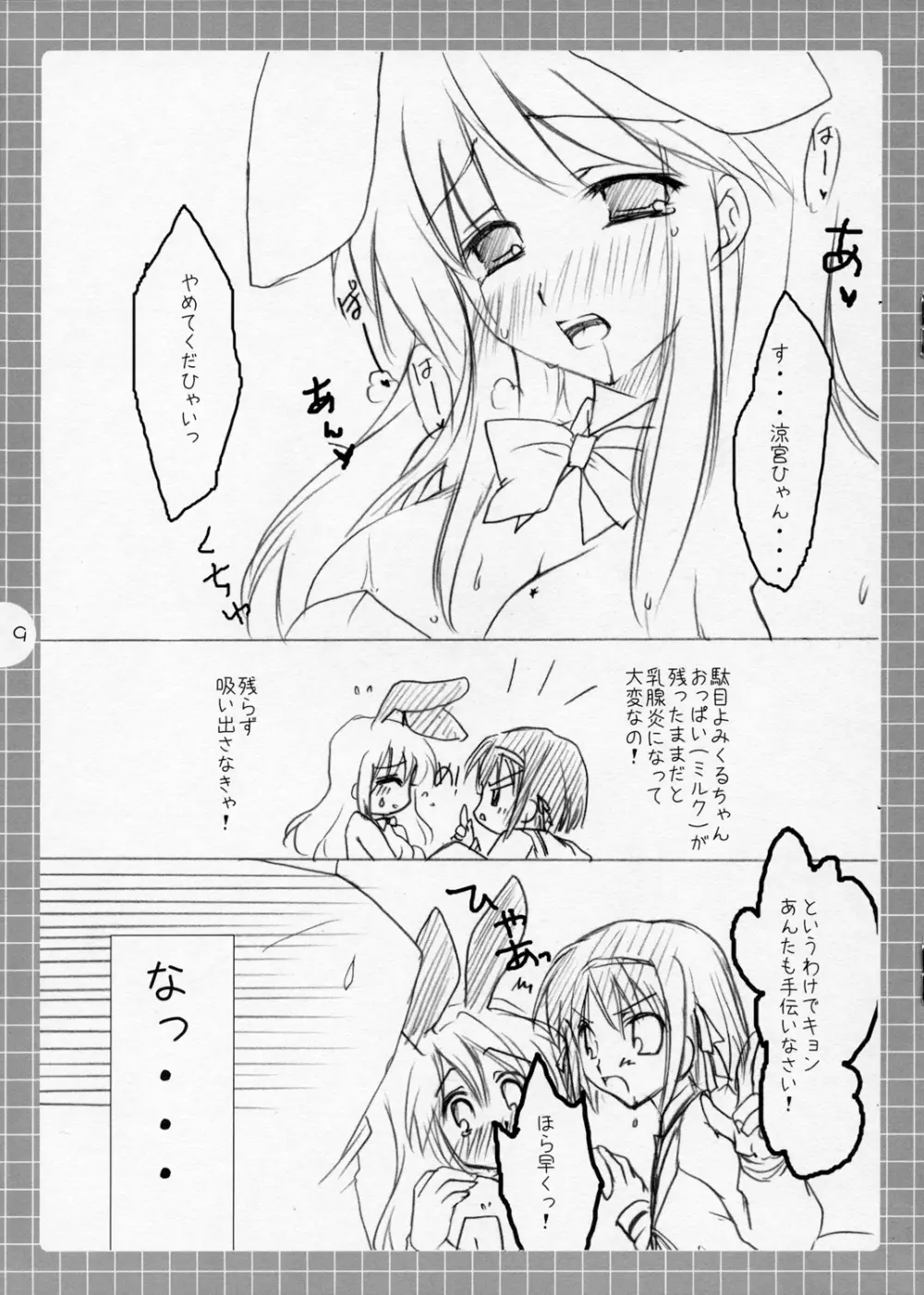 涼宮ハルヒの妄想~みくるミクルみるく。 Page.8