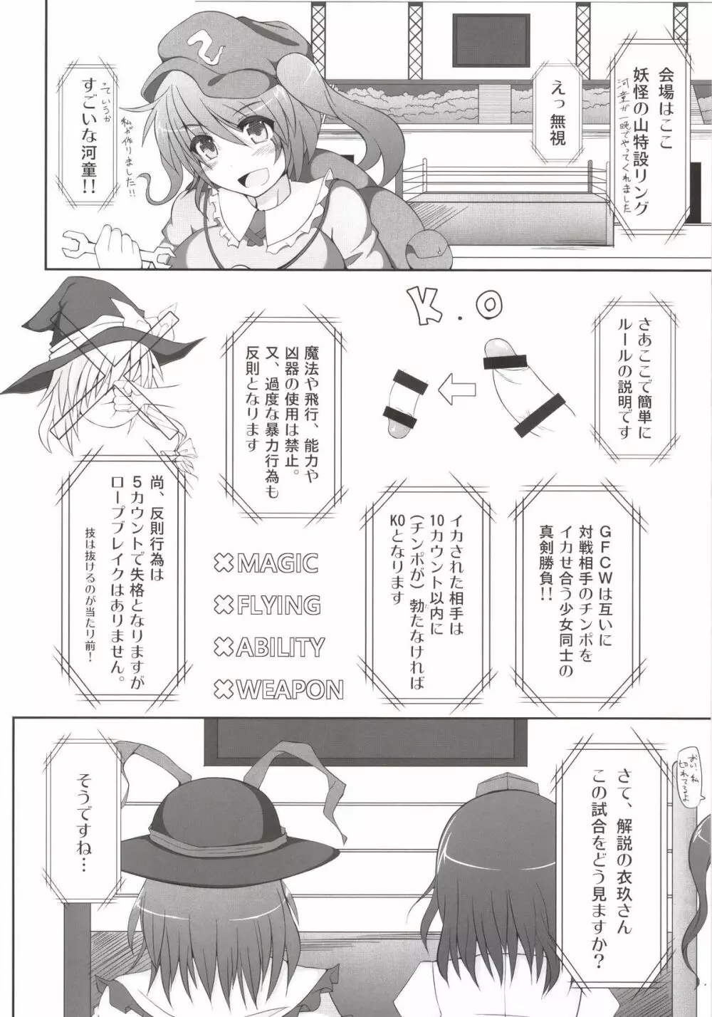 幻想郷フタナリチンポレスリング総集編123 GFCW BEST BOUT Page.6