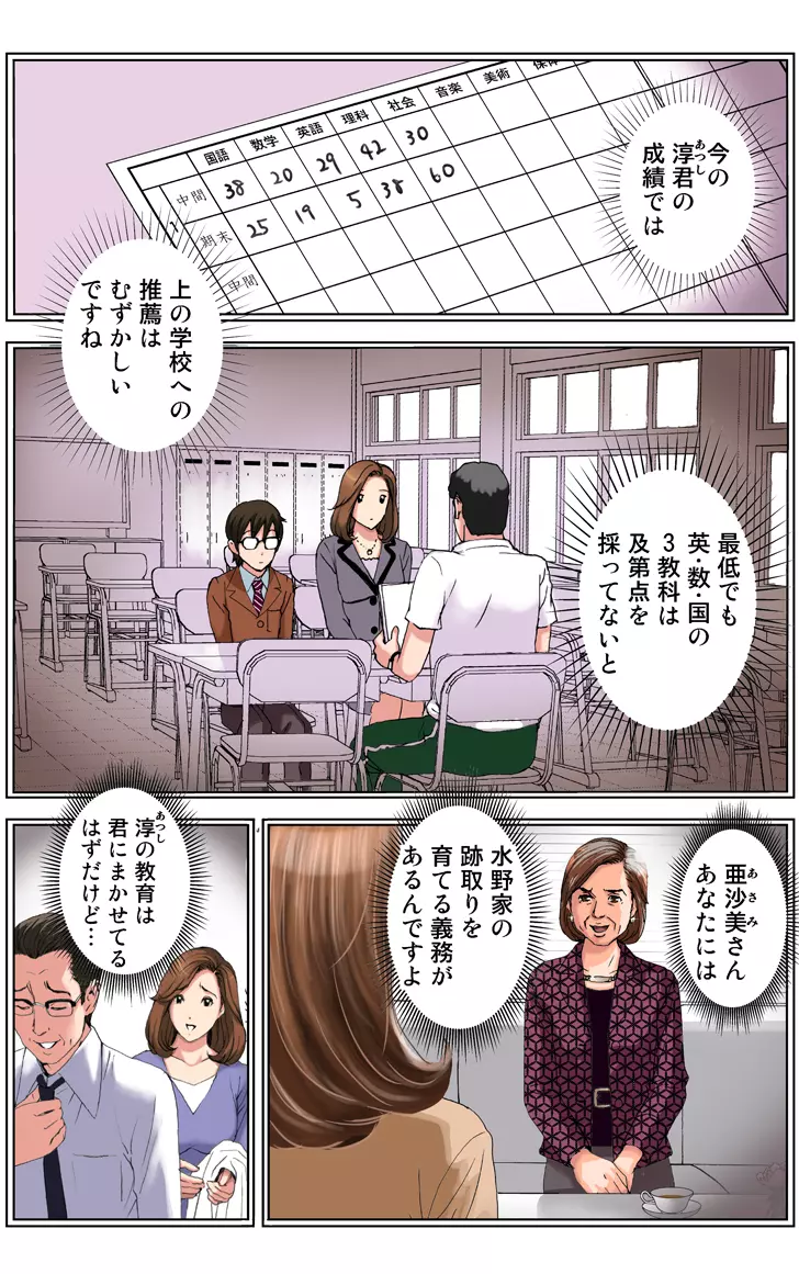 友母調教 『ボクの母さんは試験期間中の3日間、同級生の玩具になる』 Page.33