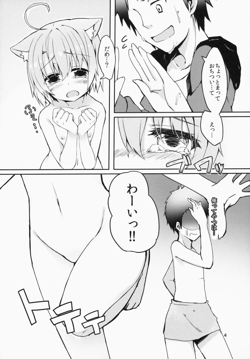 ふゆもねこさき。 Page.3