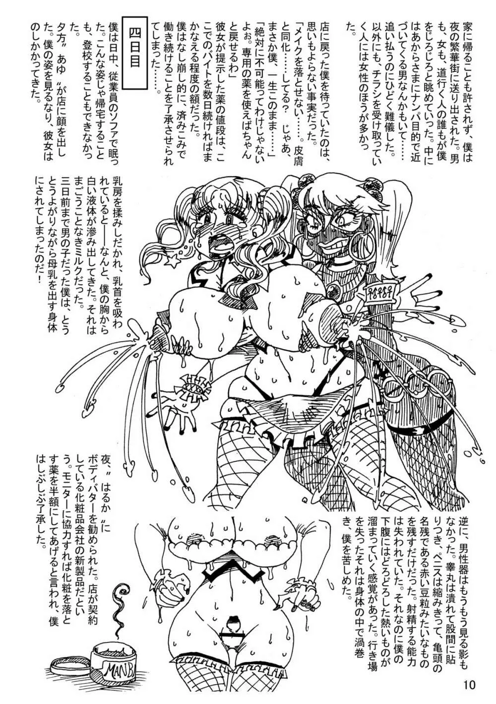 肉体変化少女夜話 ～魔ギャル喫茶の七日間～ Page.9
