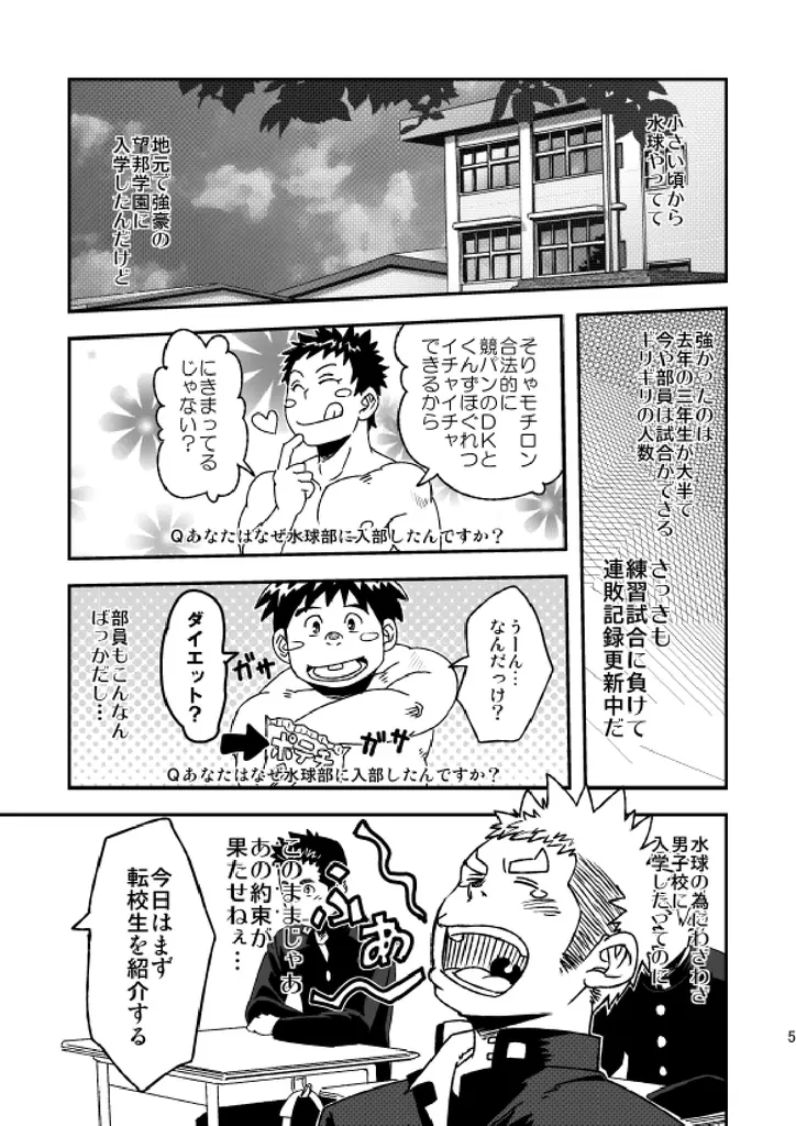 モーホー学園水球部1 Page.6