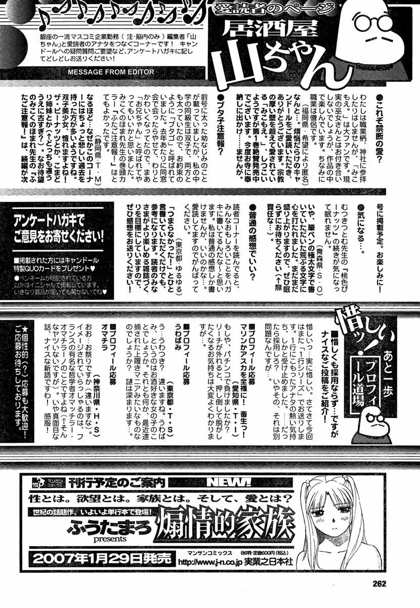 COMIC キャンドール 2007年1月号 Vol.36 Page.261