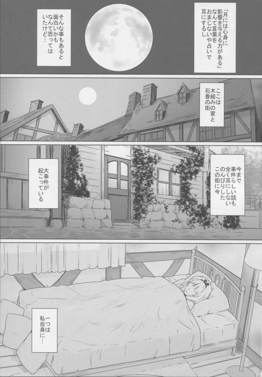 月とうさぎと金髪少女 Page.3