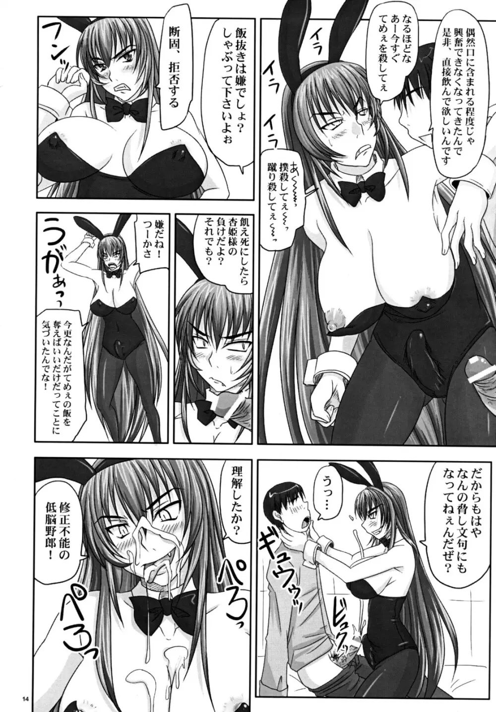 密室で凶暴バニー姫と二人きり。 Page.13