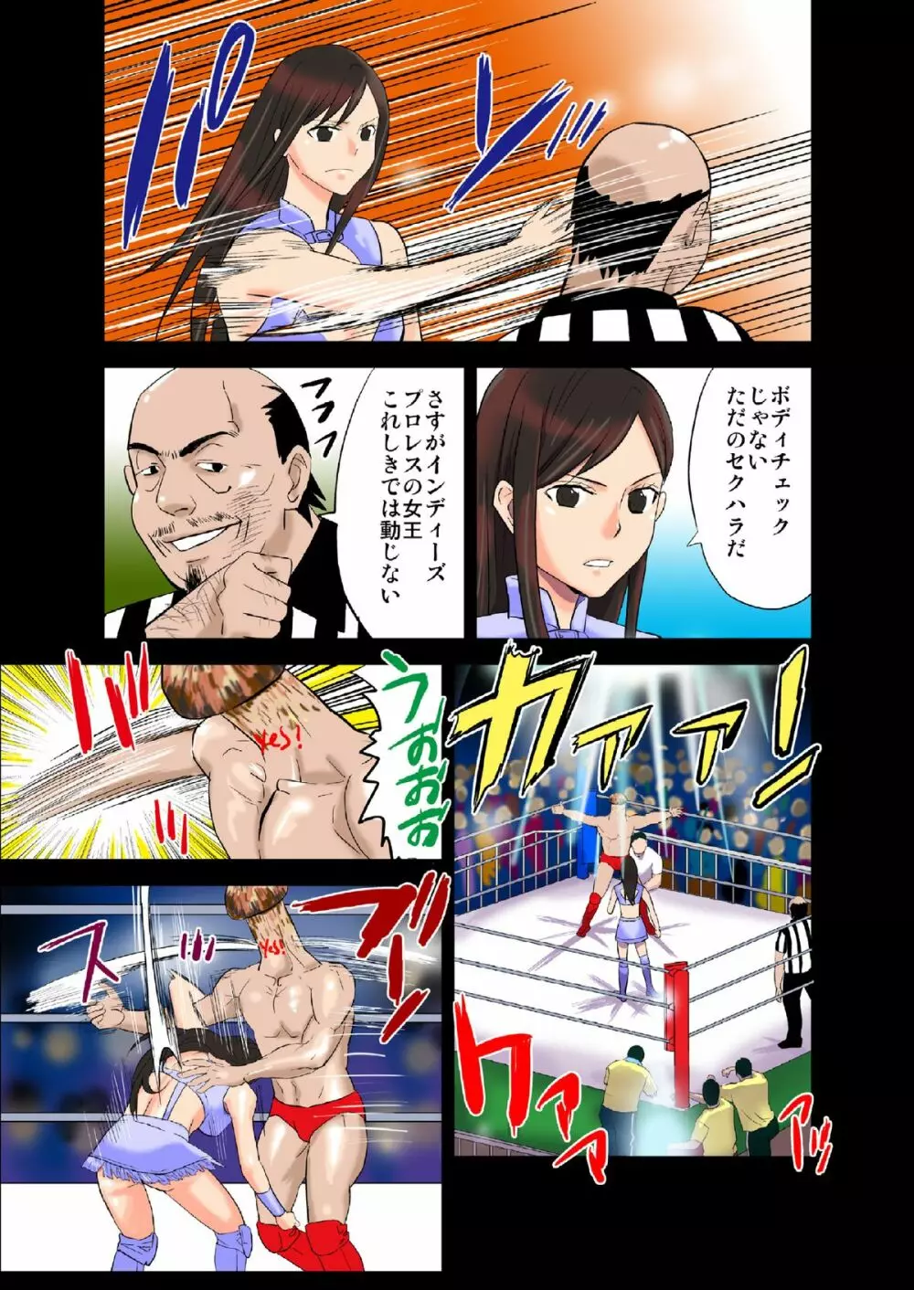 公開陵辱プロレス2～ハメられた女子レスラー Page.6