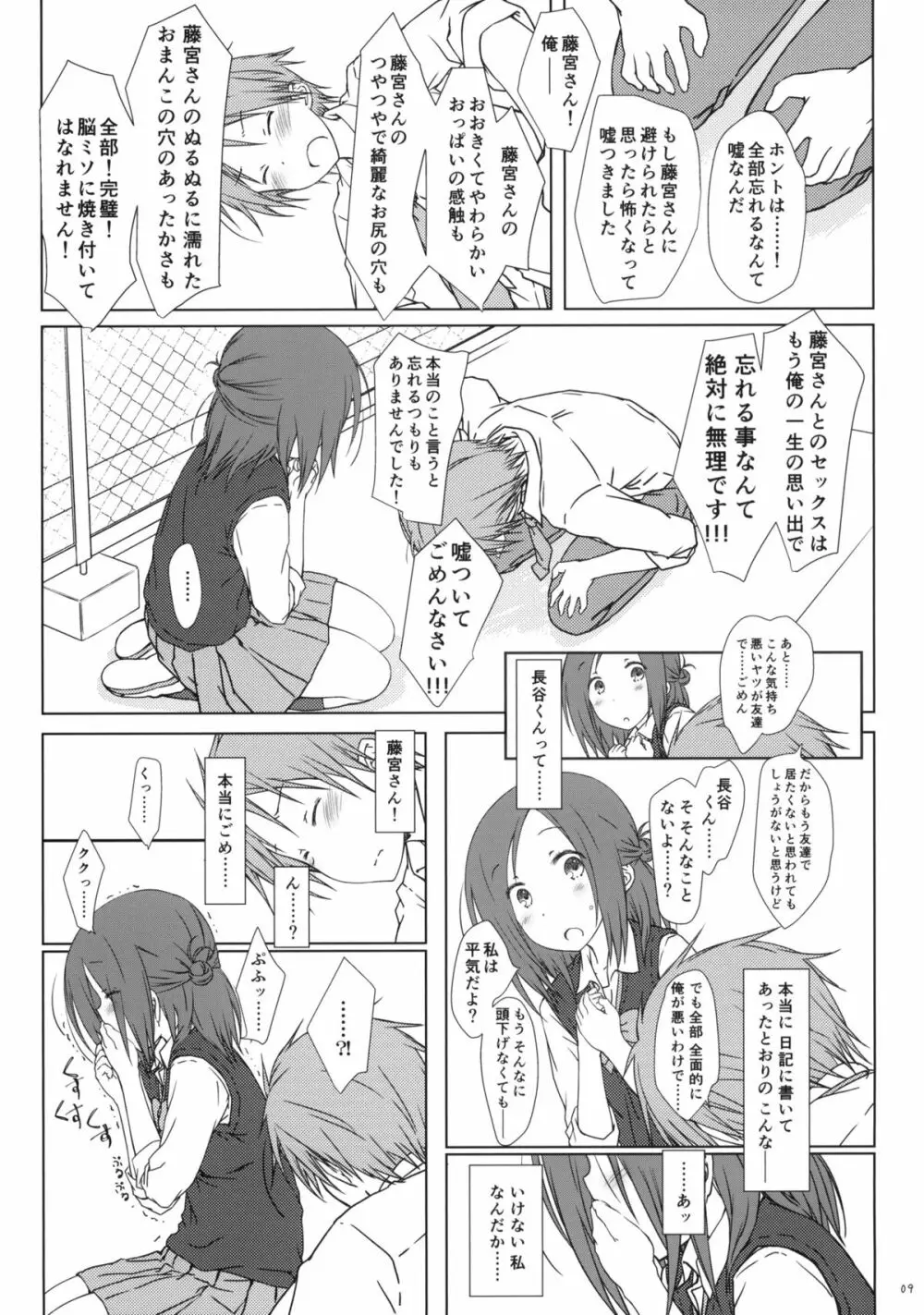 「友達とのセックスの続きのそれから。」 + ペーパー Page.8