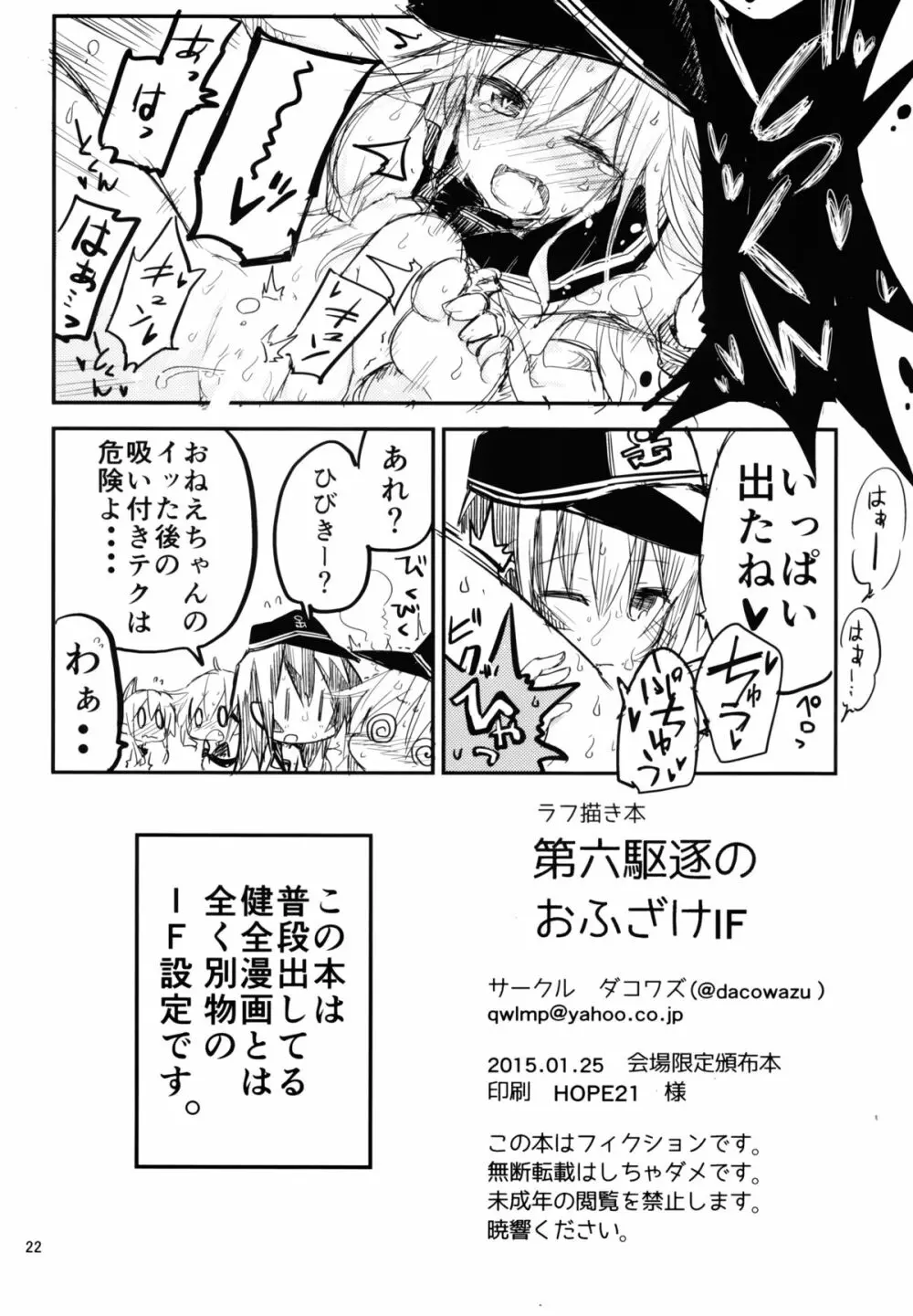 第六駆逐のおふざけ Page.21