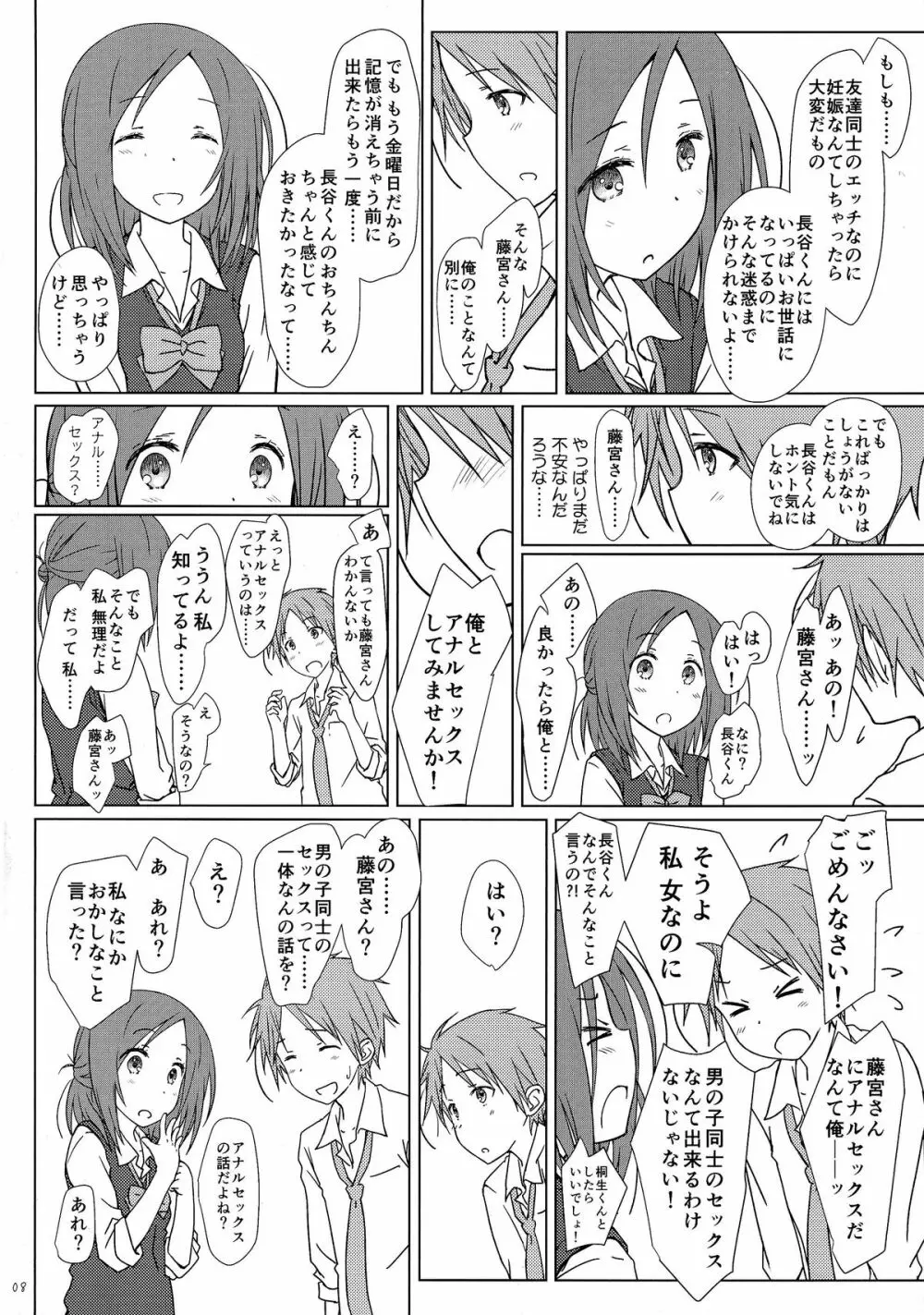 「友達とのセックスの続き。」 Page.8