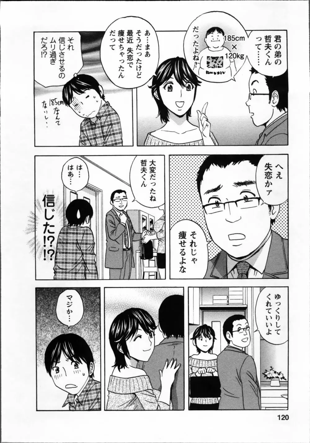 ハッスル! 団地妻♥ 1 Page.122