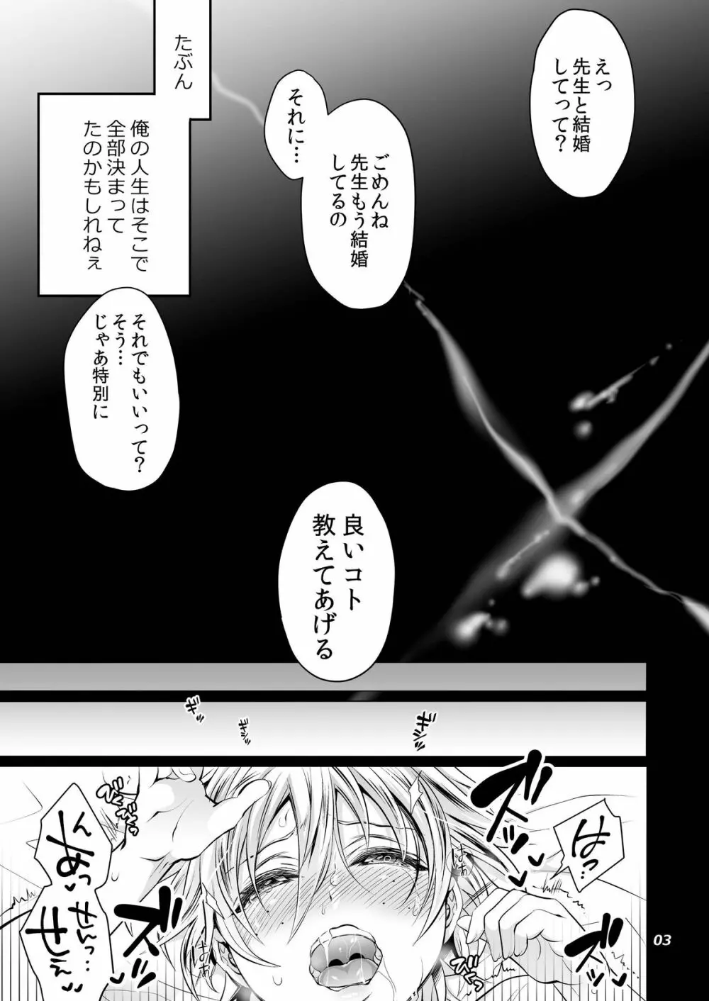 ふたなりゆみこ先生と子持ちになった俺 Page.3