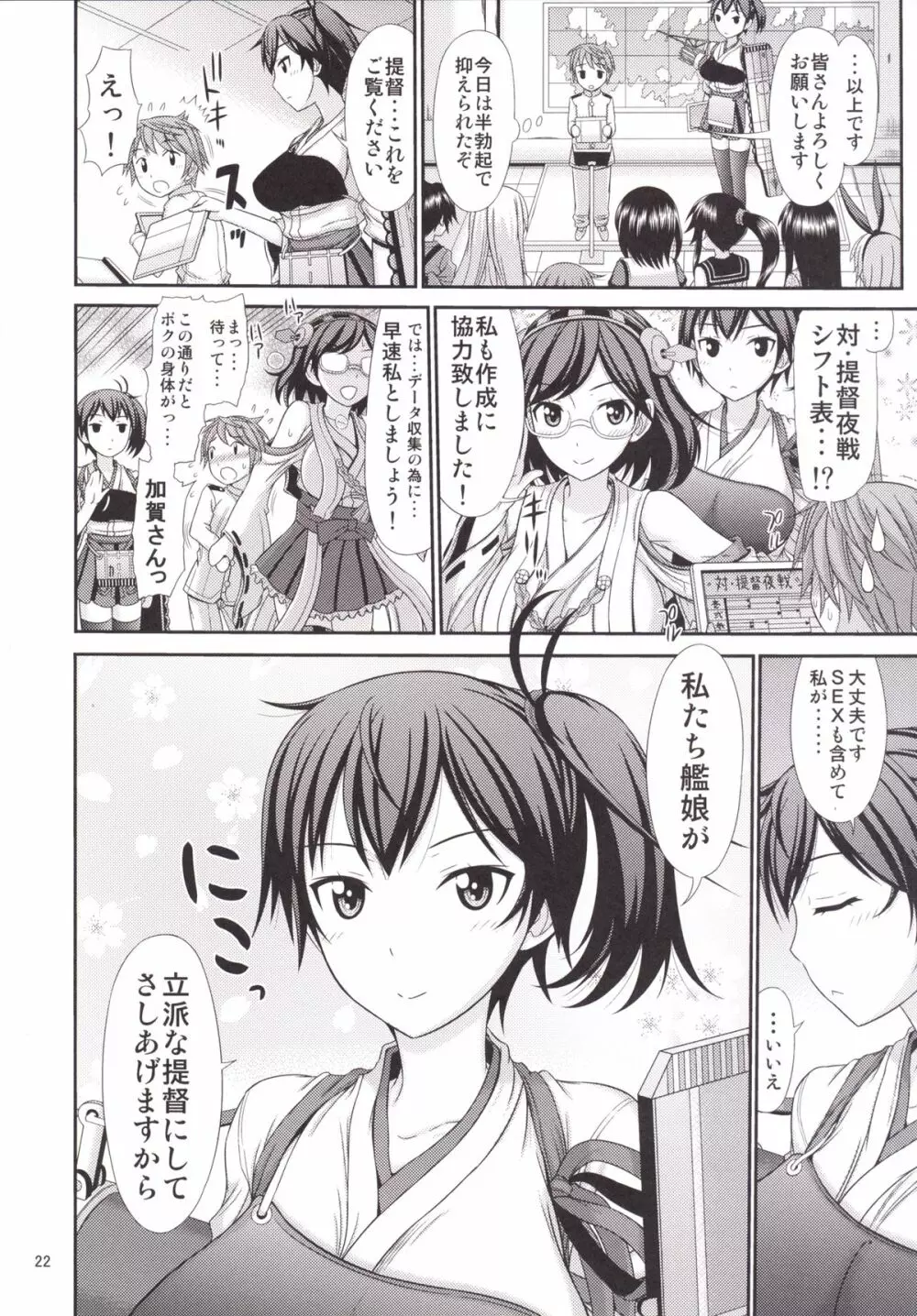 加賀さんに性の悩みを相談したい提督 Page.22