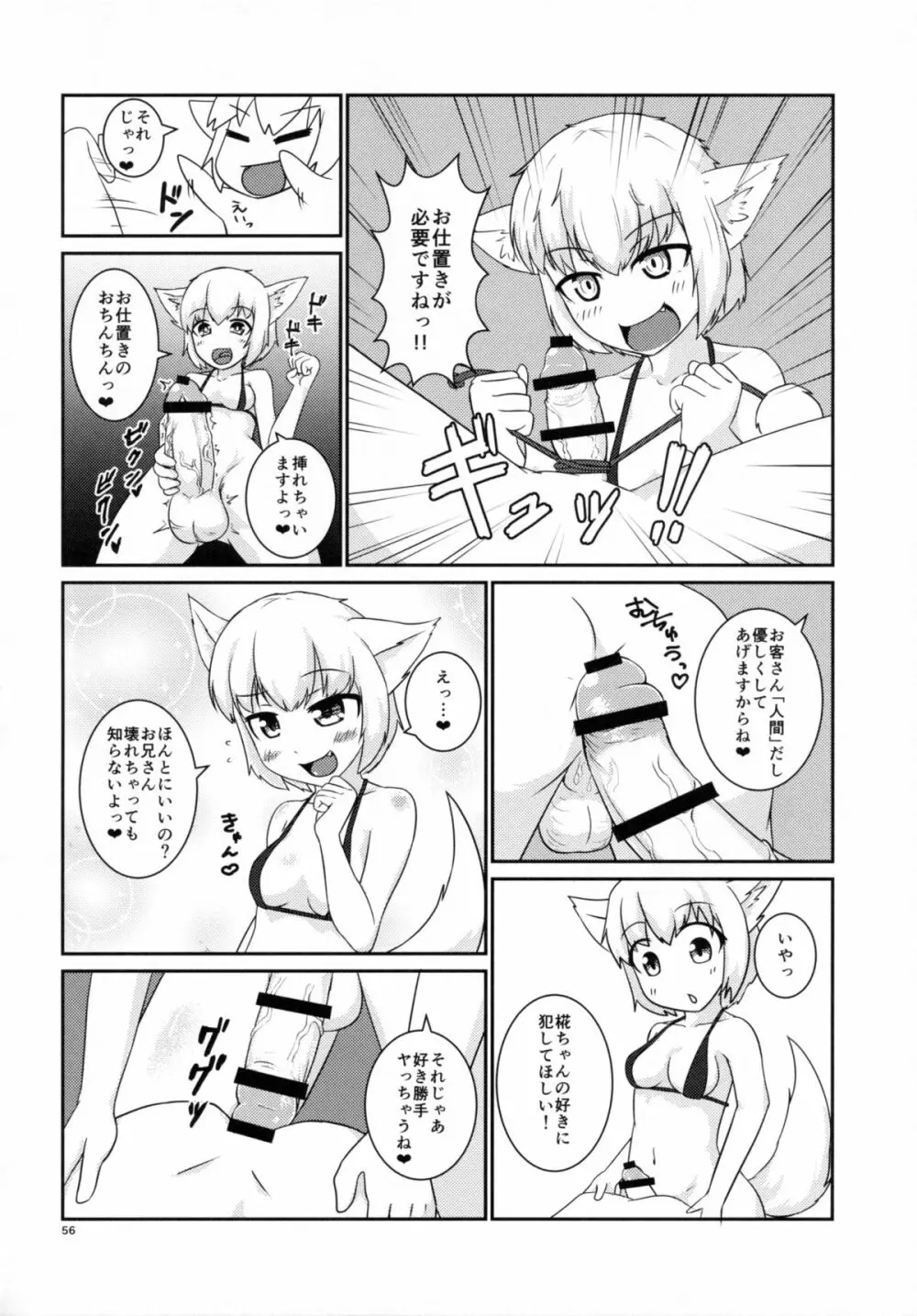 種付けお姉さんと愉快な前立腺 Page.57