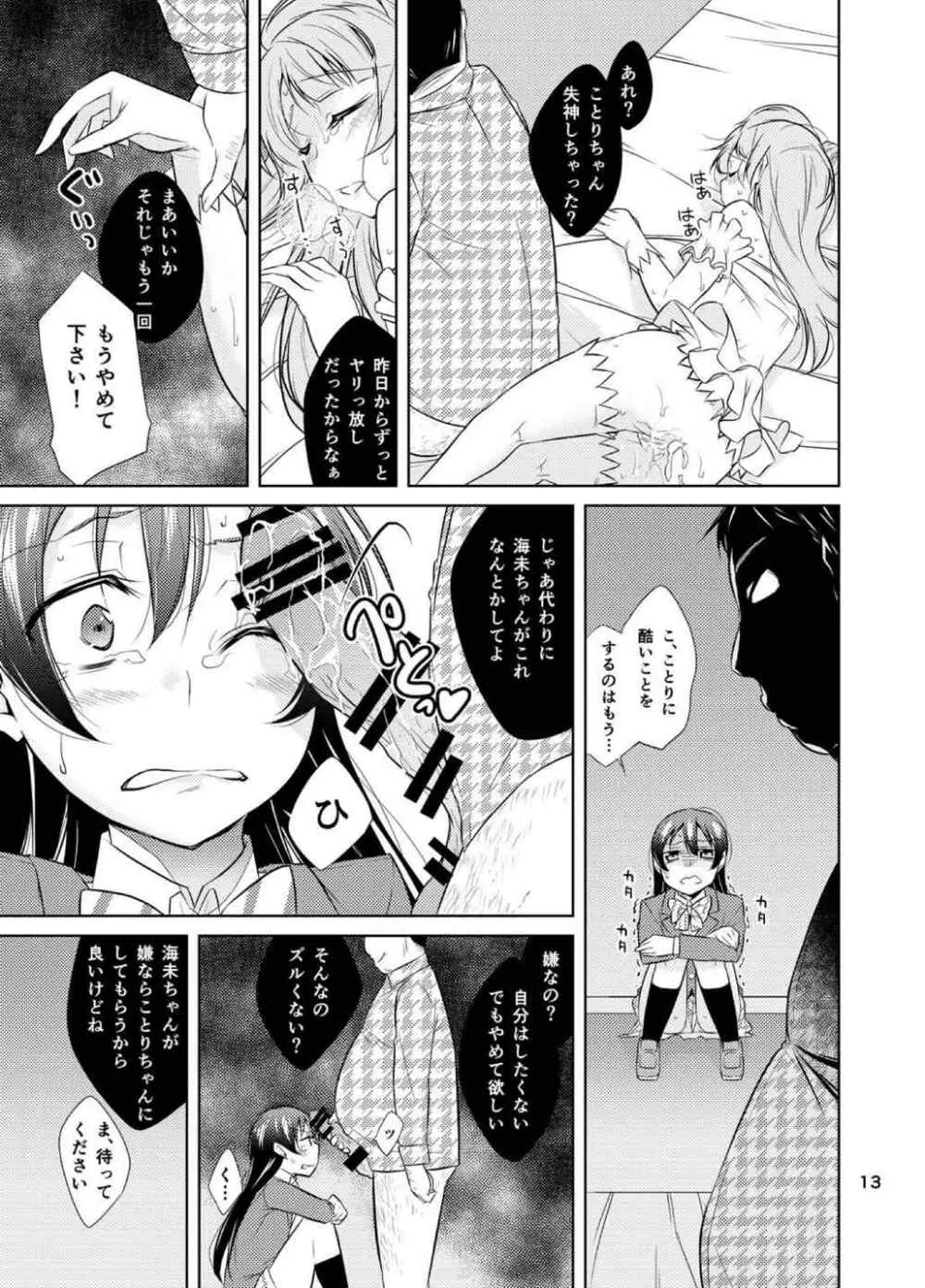 スクールアイドル監禁～南ことり・園田海未～ Page.12