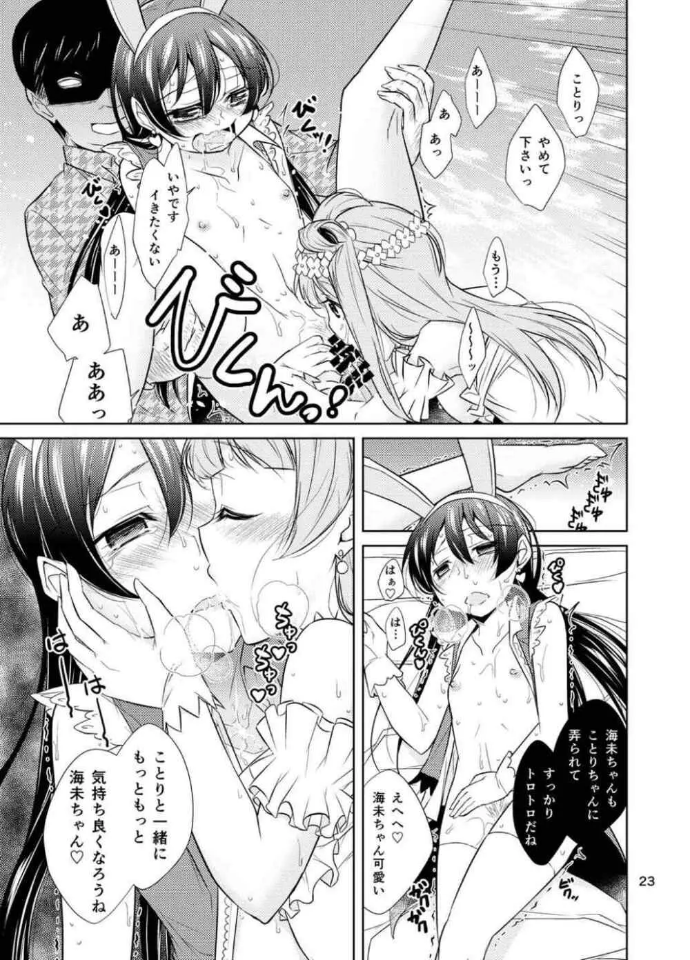 スクールアイドル監禁～南ことり・園田海未～ Page.22