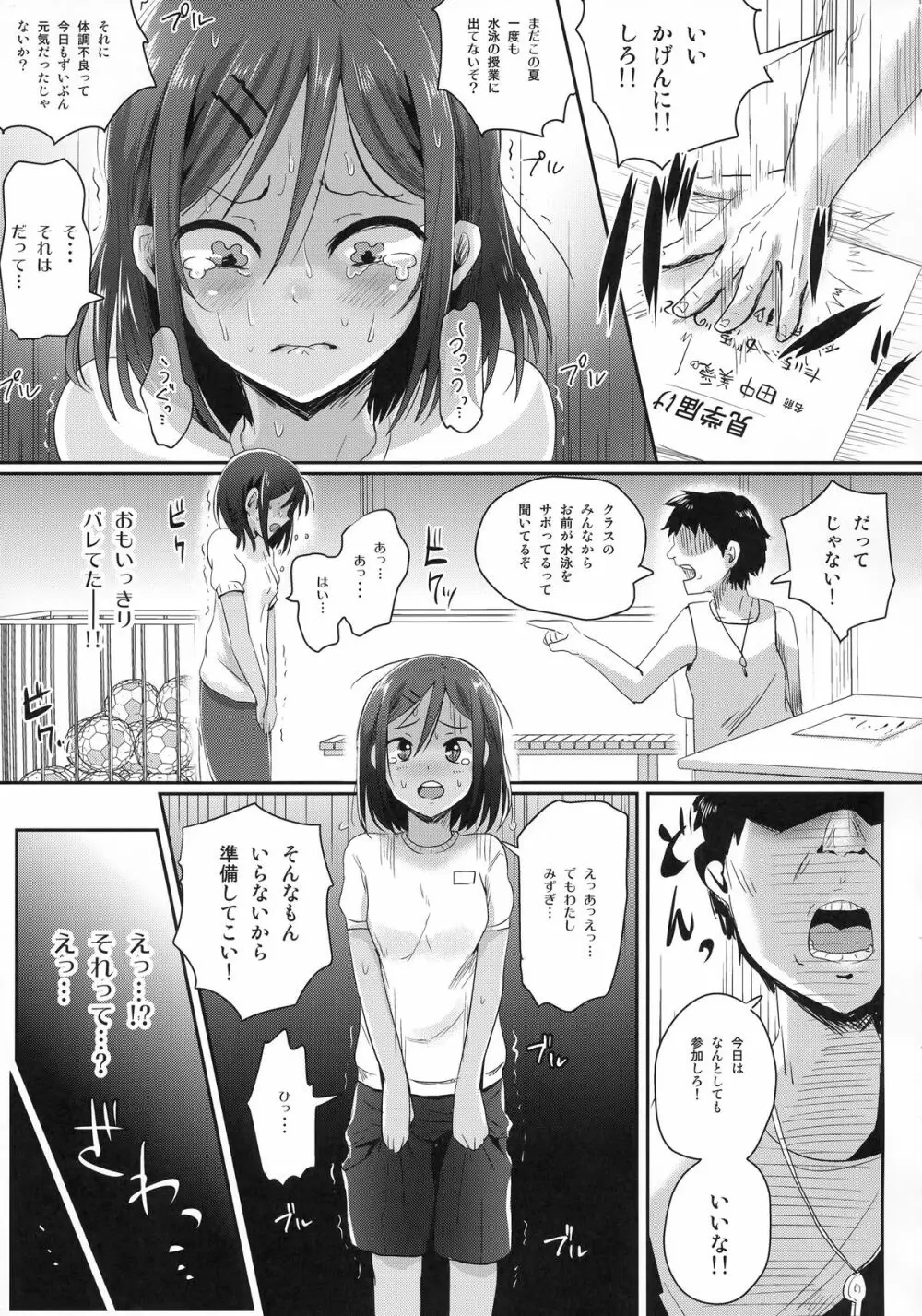 全裸で水泳の授業!! Page.4