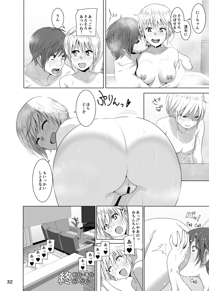 妹のおっぱいがまるだしだった話 Page.33