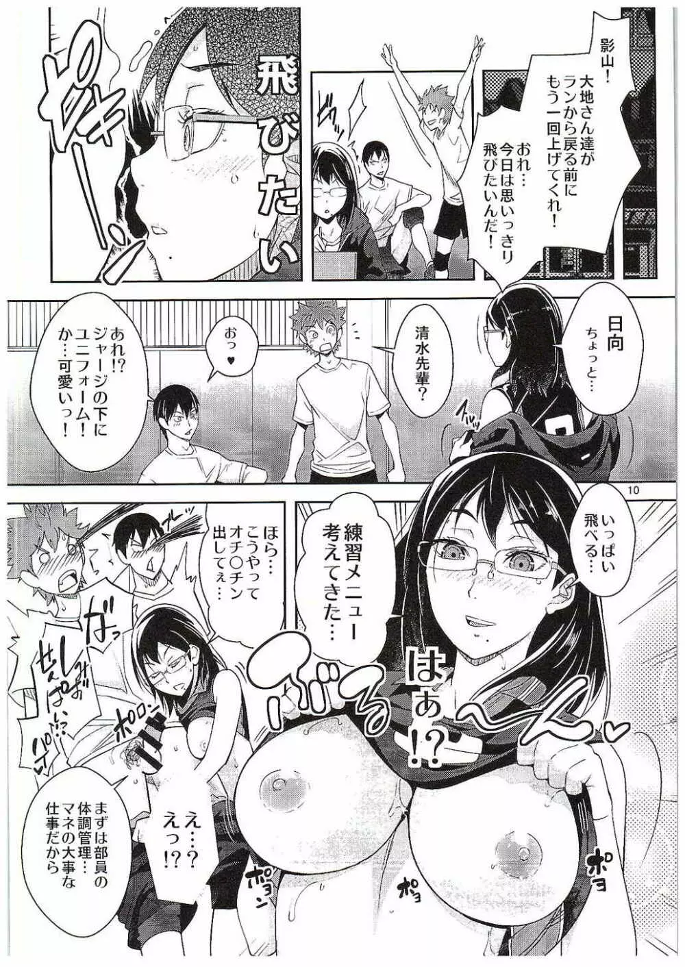 清水潔子さんの催淫射精管理 Page.9