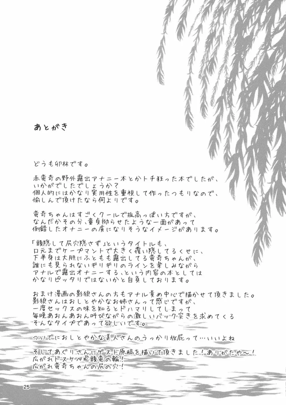 頭隠して尻穴隠さず Page.24